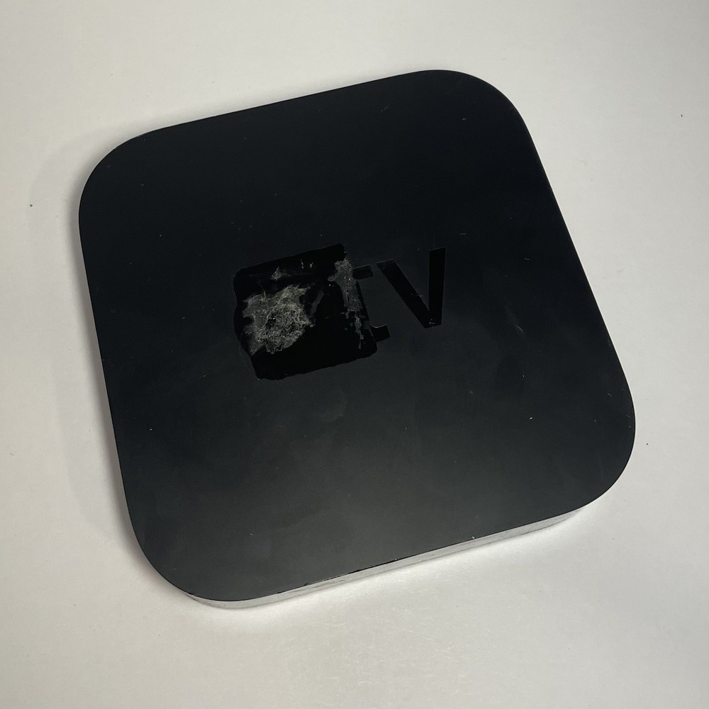 Apple TV A1378, No Cords Or Remote, Black, UNTESTED AS IS
