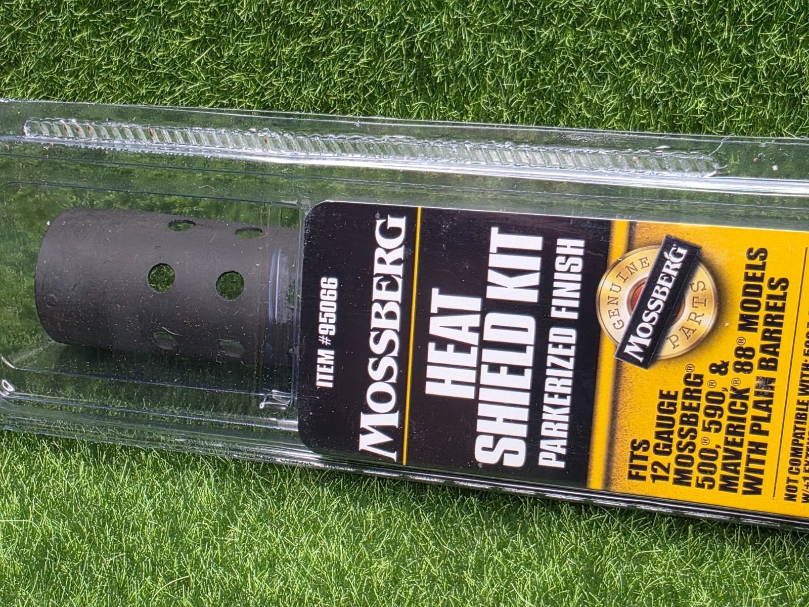 Mossberg 500/590 12 Gauge Barrel Heat Shield Steel Parkerized, Black - 95066