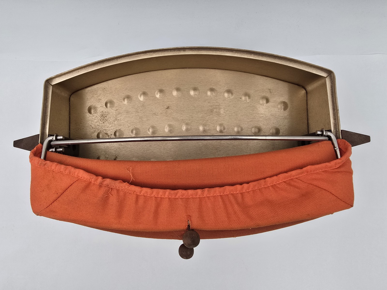 Vintage Salton Hotray WB-5 Bread Bun Warmer Orange Cover Original MCM