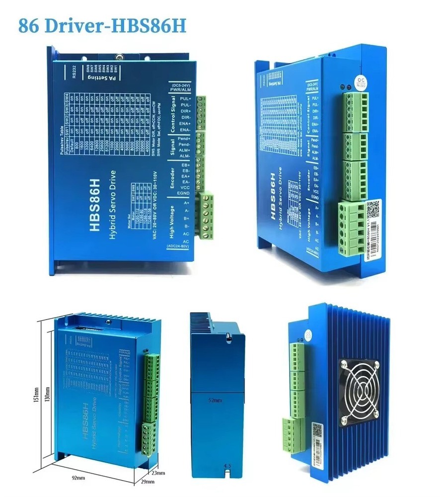 Nema34 12NM Closed Loop Encoder Step Motor With Drive Power-off self-locking CNC