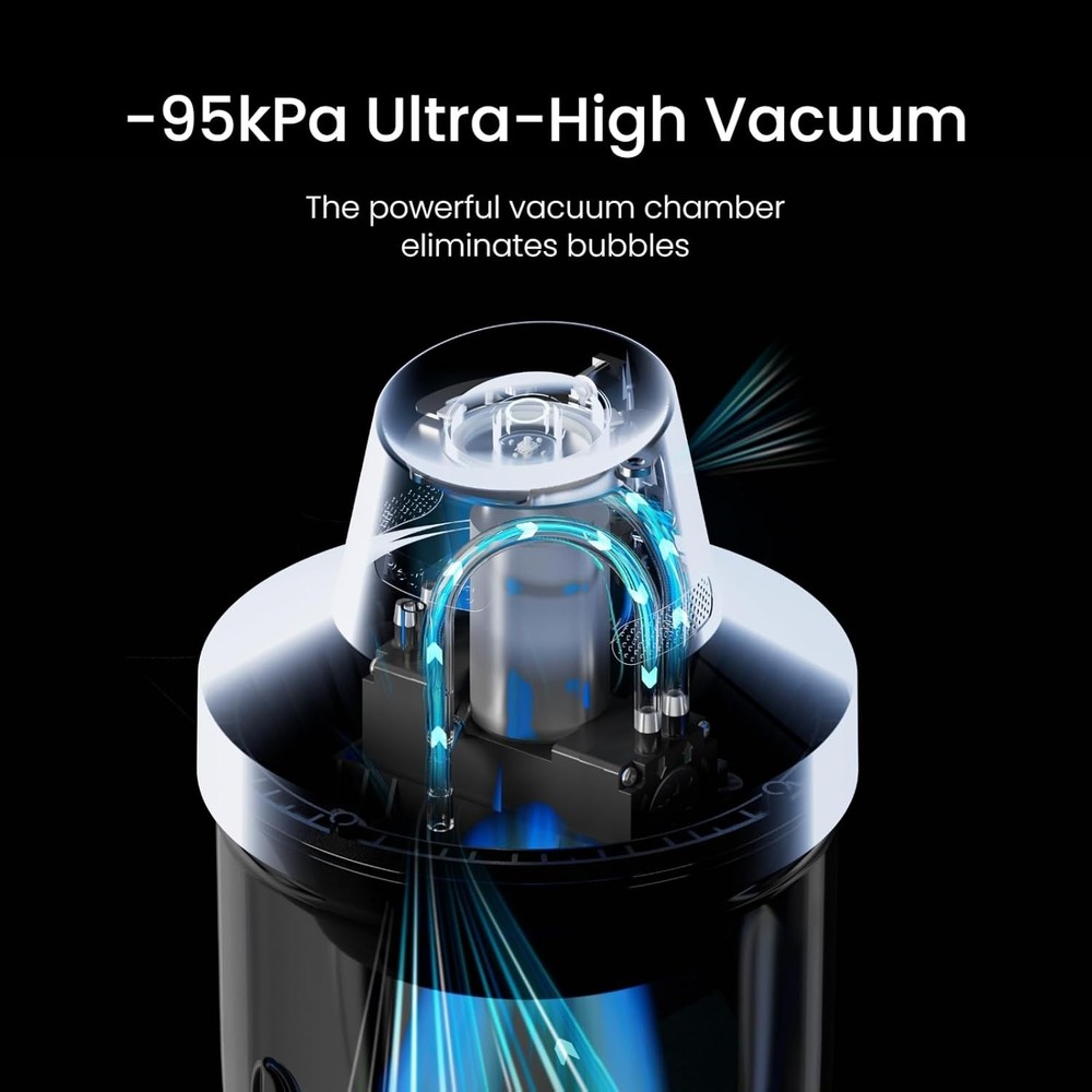 Automatic Resin Bubble Remover - Fast, Quiet, and Portable Degassing Machine