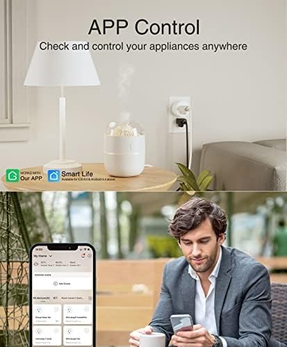 Smart Plug WiFi Works with Alexa Google Home Timer