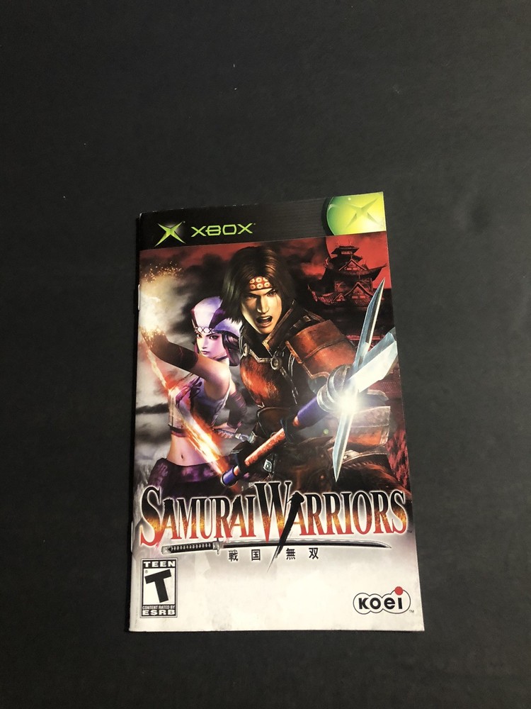 Samurai warriors Xbox Manual Only