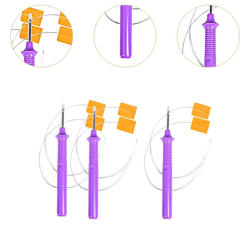 Embroidery Punch Needle Embroidery Weaving Tools Practical Needlework Needle