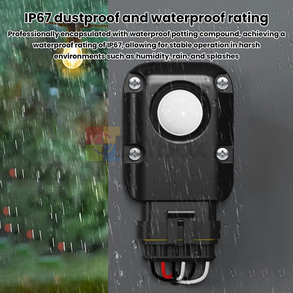 DC6-24V Infrared PIR Motion Sensor Detector LED Outdoor Waterproof Sensor Switch