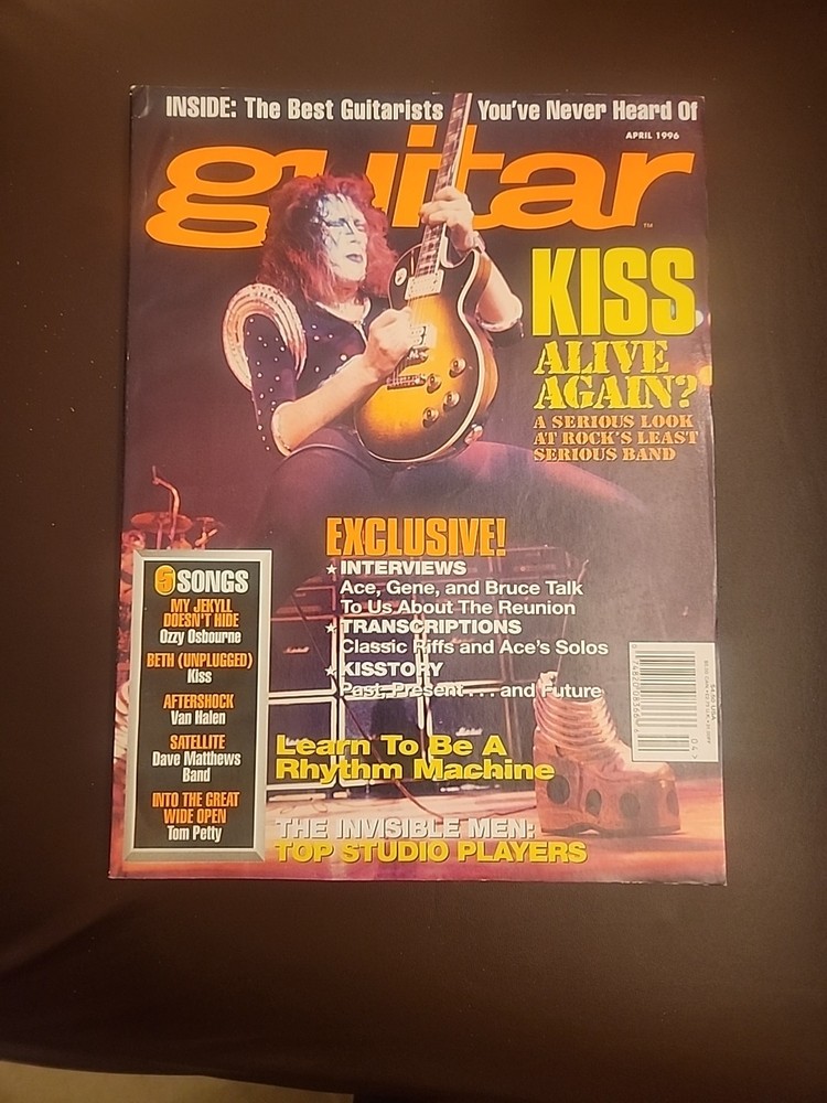 1996 Guitar for the Practicing Musician Magazine Featuring KISS Ace Frehley 🎸