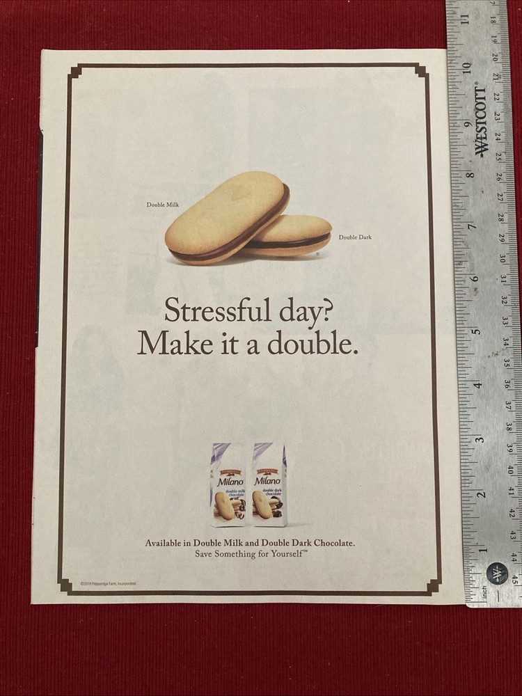 Milano Cookies 2019 Print Ad