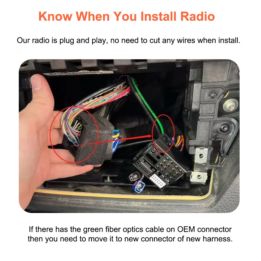 Wireless CarPlay Android Auto Touchscreen For BMW E90 E91 E92 E93 E60 E61 CCC