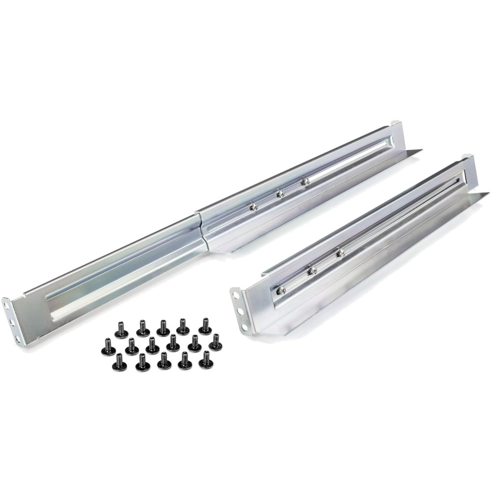 4-Post Universal Rack Mount Rail Kit, Silver