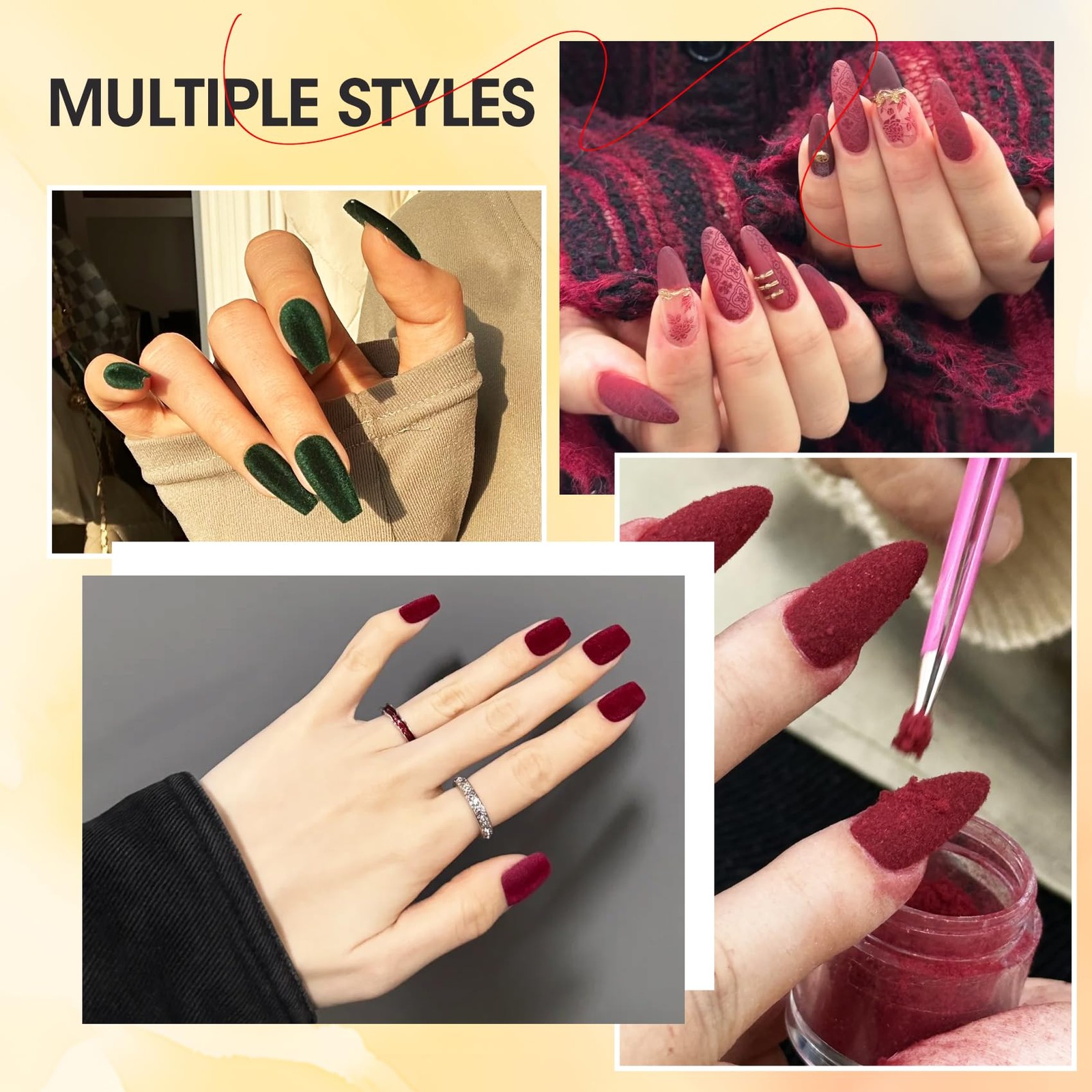 20g Flocking Powder - Velvet Fibers - for Crafts/Taba Black