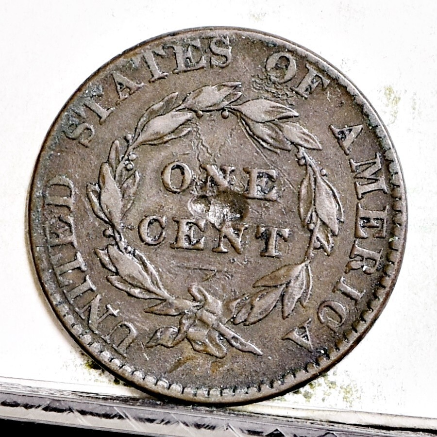 1822 Large Cent - VF Details, Surface Issues (56522-Z)