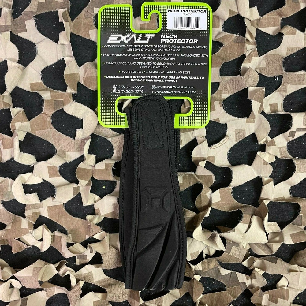 NEW Exalt Paintball Neck Protector - Black