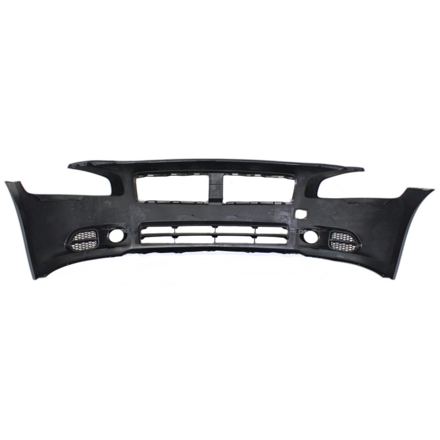 Front Bumper Cover For 2009-2014 Nissan Maxima w/ fog lamp holes Primed