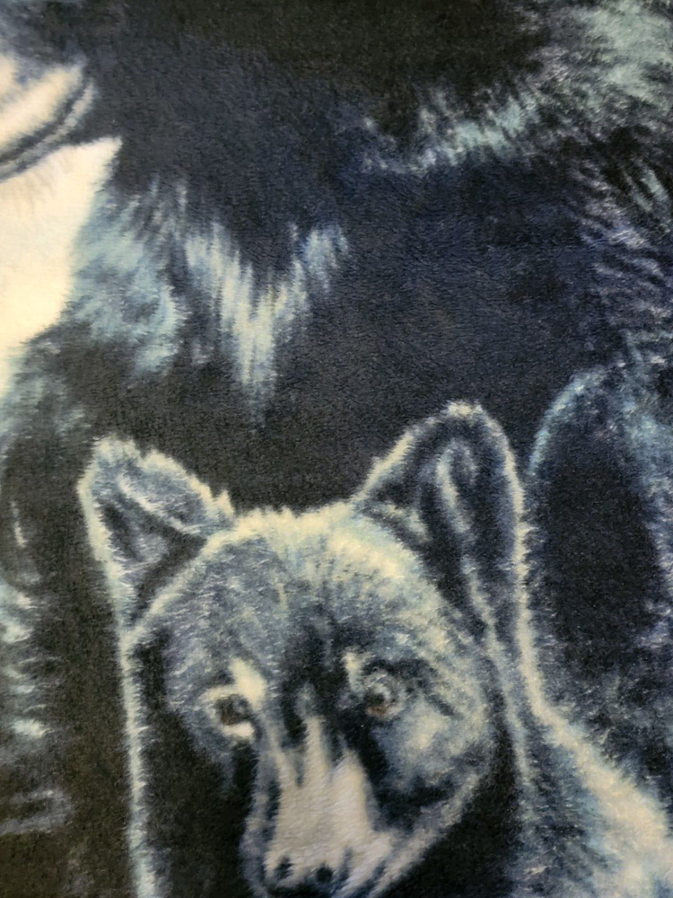 Boutique Bear with Cubs Throw Afghan Blanket