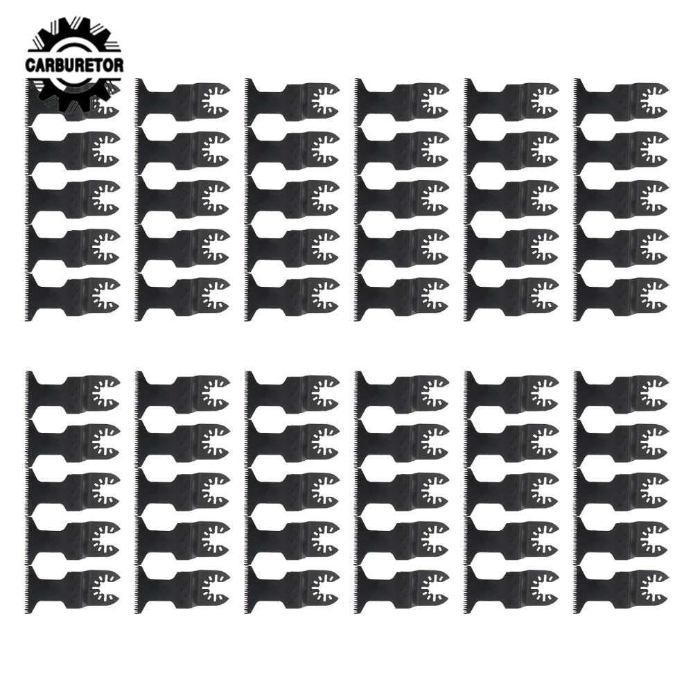 New 60 Pack Oscillating Multitool Quick Release Saw Blades Kit For Cut Plastic