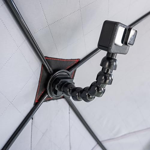 Eskimo 41943 E-Hub Camera Mount for Ice Shelters - Black, Flexible
