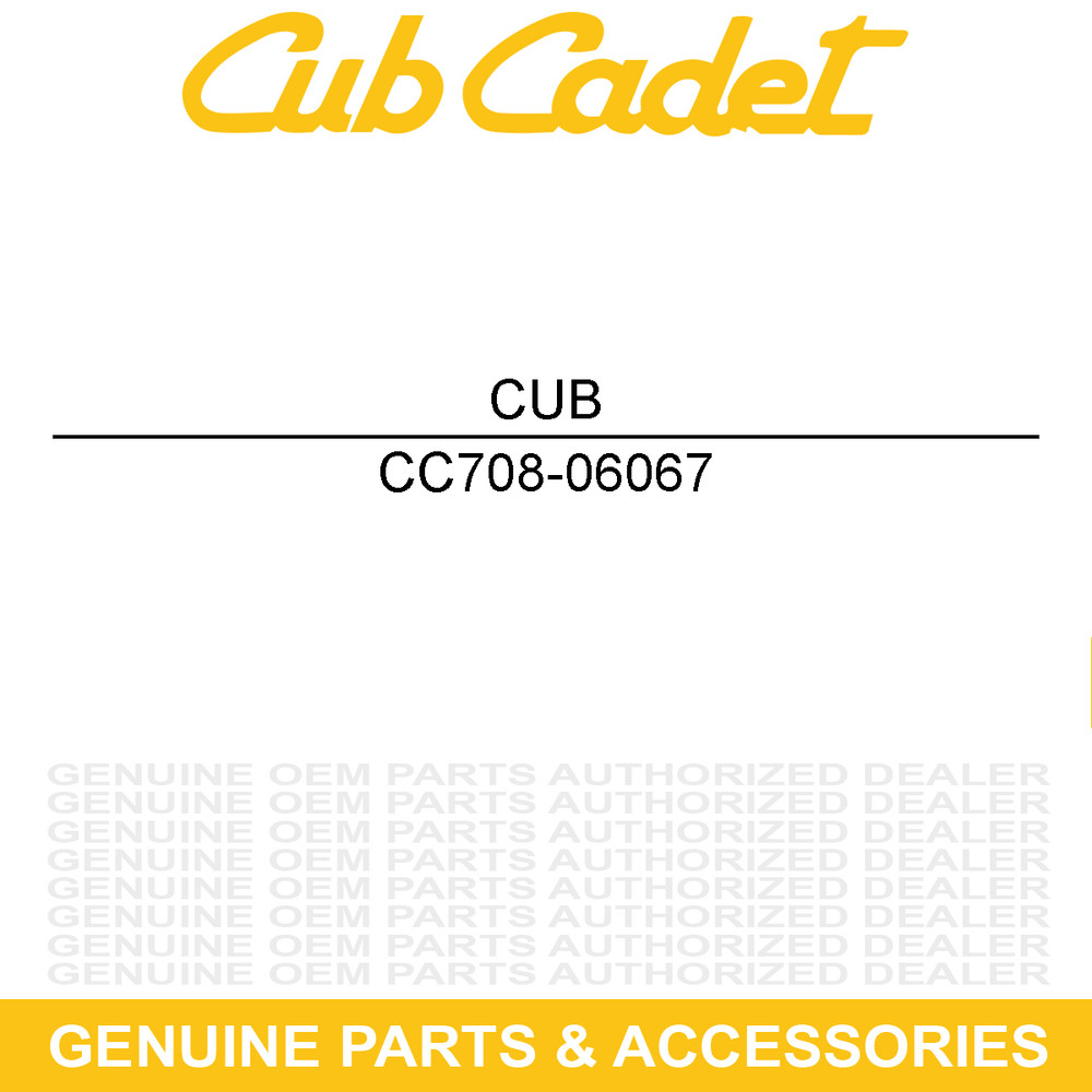 CUB CADET 708-06067 Control Module Bracket Engine BX65MU 159cc