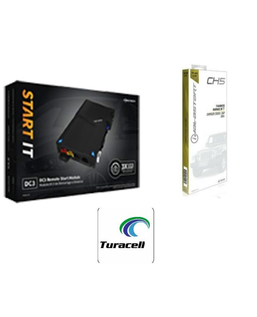 Firstech FT-DC3-LC Remote Start System w/ Harness For Jeep 2005-2017