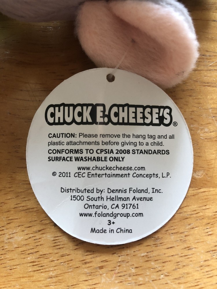 Chuck E. Cheese Clip-On Token Holder
