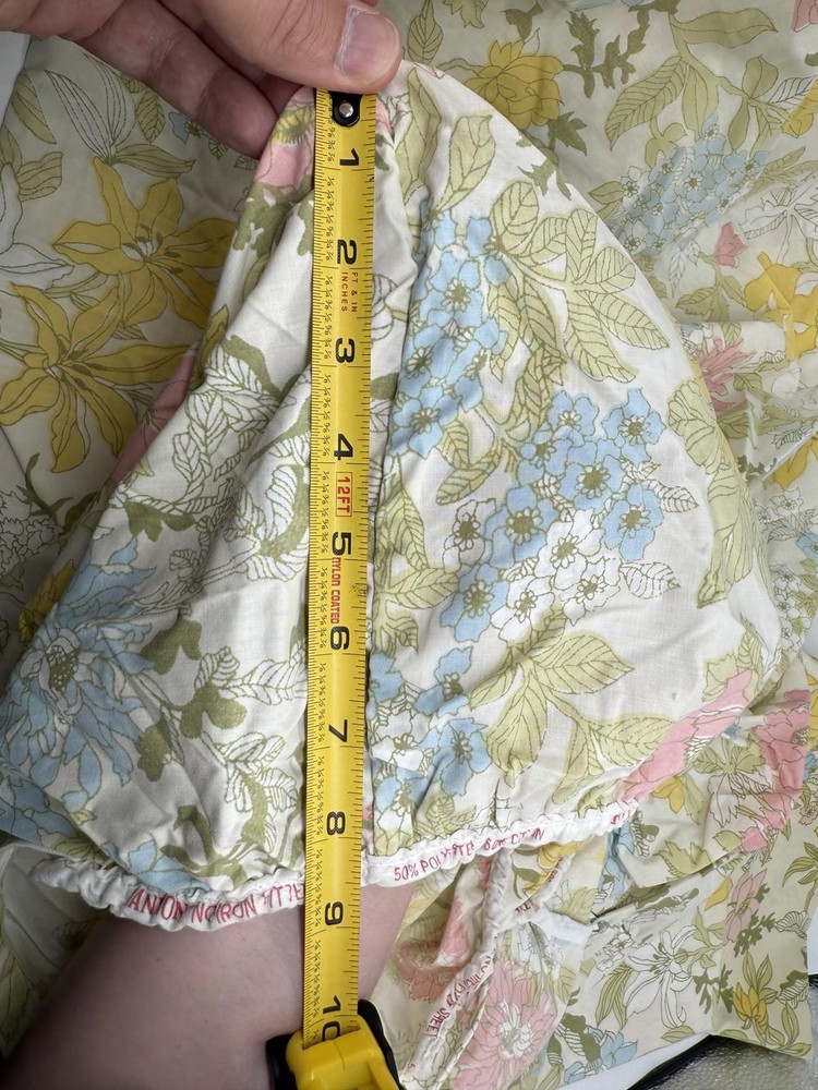 Vintage Cannon Floral Full Sheets & Pillowcase Set