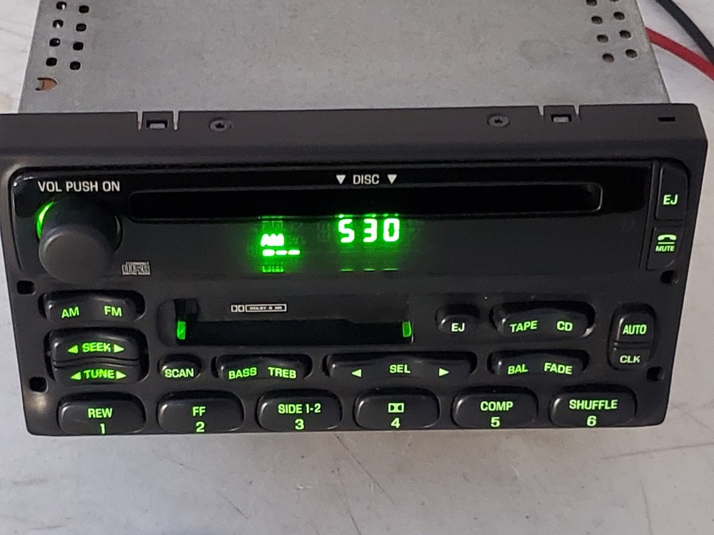 1998-2003 Ford F150 Ranger Explorer Excursion E-Van Radio CD OEM- XL2F-18C868-BB