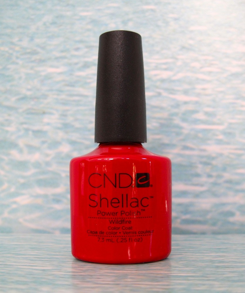 CND SHELLAC RUBY RITZ & WILDFIRE Perfect Pair Red Gel Polish Set NIB Ltd Ed