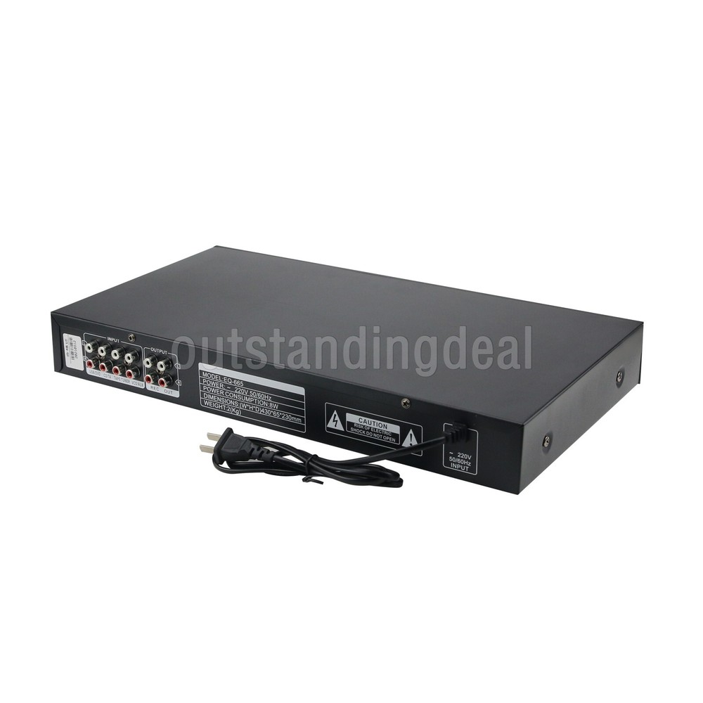 HIFI Digital HD Stereo 10Band Graphic Equalizer Preamplifier Equalizer Bluetooth