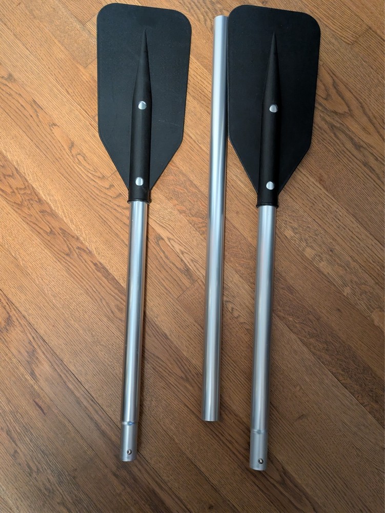Aluminum kayak paddle 3 piece