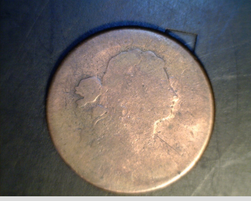 1801 LARGE CENT, Normal Reverse, Average Grade, Copper (US-6192)