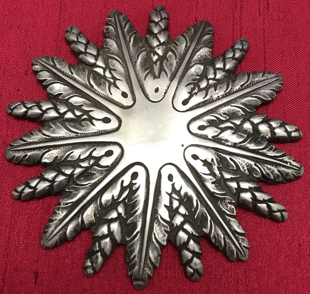 1987 PUIFORCAT FRANCE Sterling Silver 2.75" SNOWFLAKE ORNAMENT