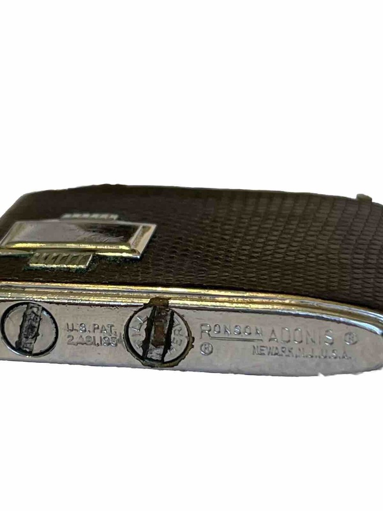 Ronson Adonis Lizard Wrapped Art Deco Lighter