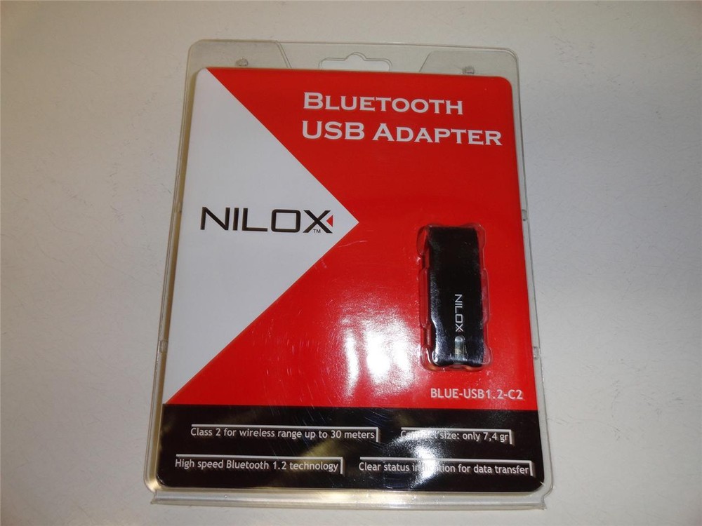 NILOX Bluetooth USB Adapter Class 2 V1.2 Blue-USB1.2-C2 Hight Speed NEW  G43