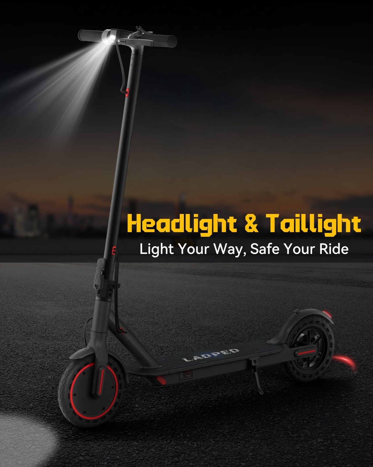 Ladped Foldable LP40 Electric Scooter 350W 20KM Adult Folding E-Scooter 19mph