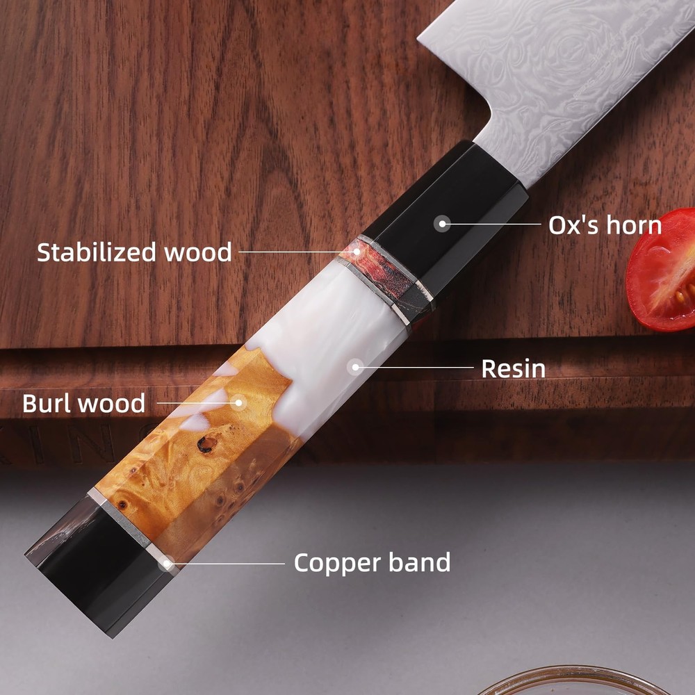 5 Inch Small Kitchen Utility Knife, Sharp Fruit Paring Tool & Elegant Pairing...
