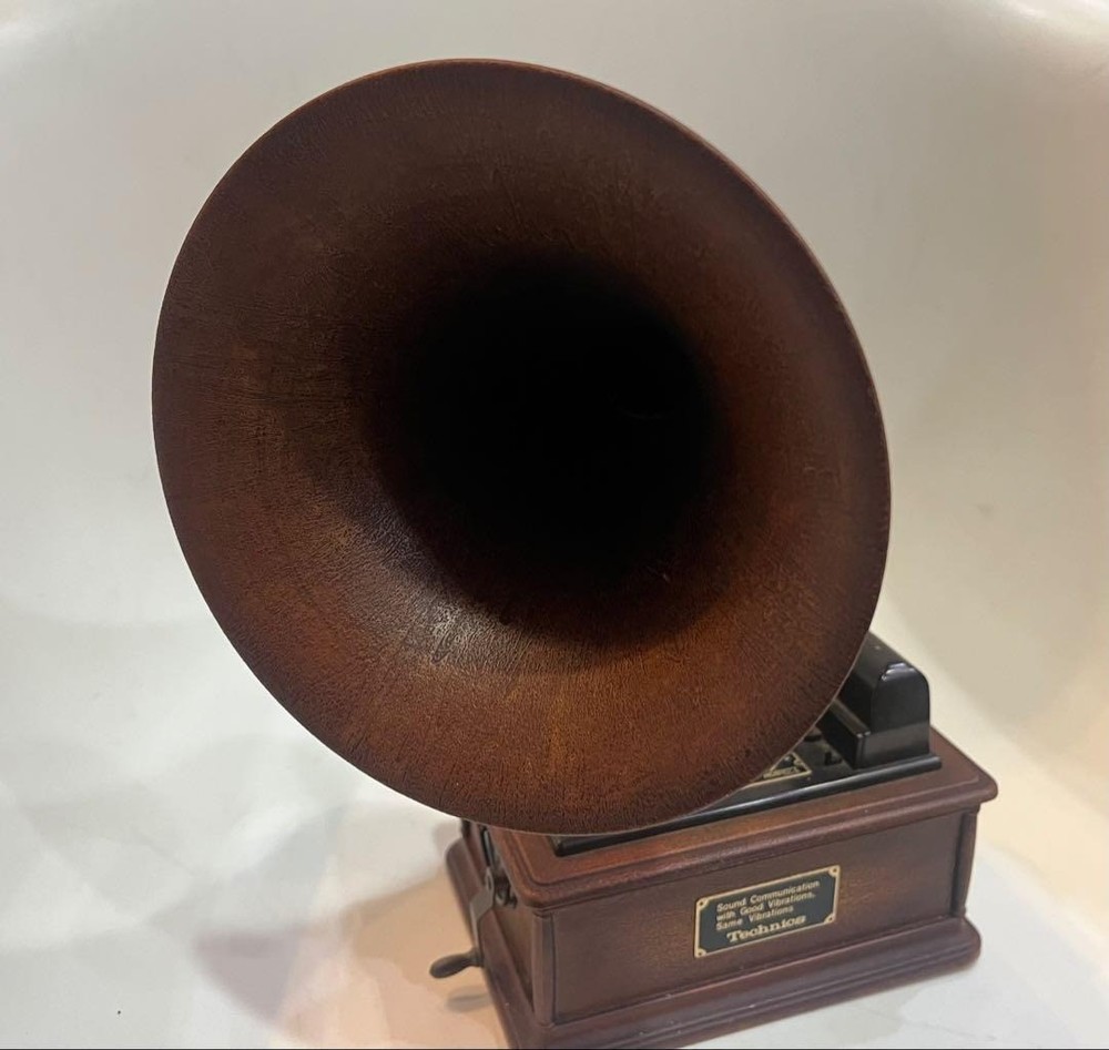 Technics Edison Opera Phonograph Style Music Box Accessory Box From Japan