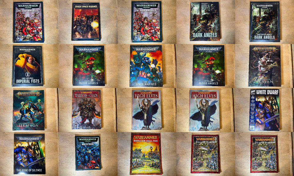 Warhammer Fantasy/40k/AoS Codexes Varying Editions | MULTILISTING