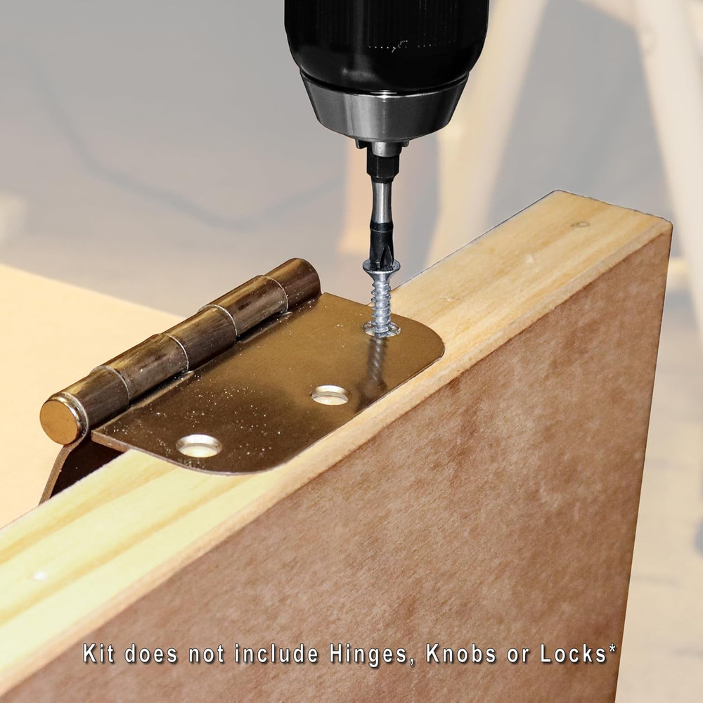 7301 Door Kit – for Installing Door Locks, Knobs, and Hinges. Self-Clamping Lock