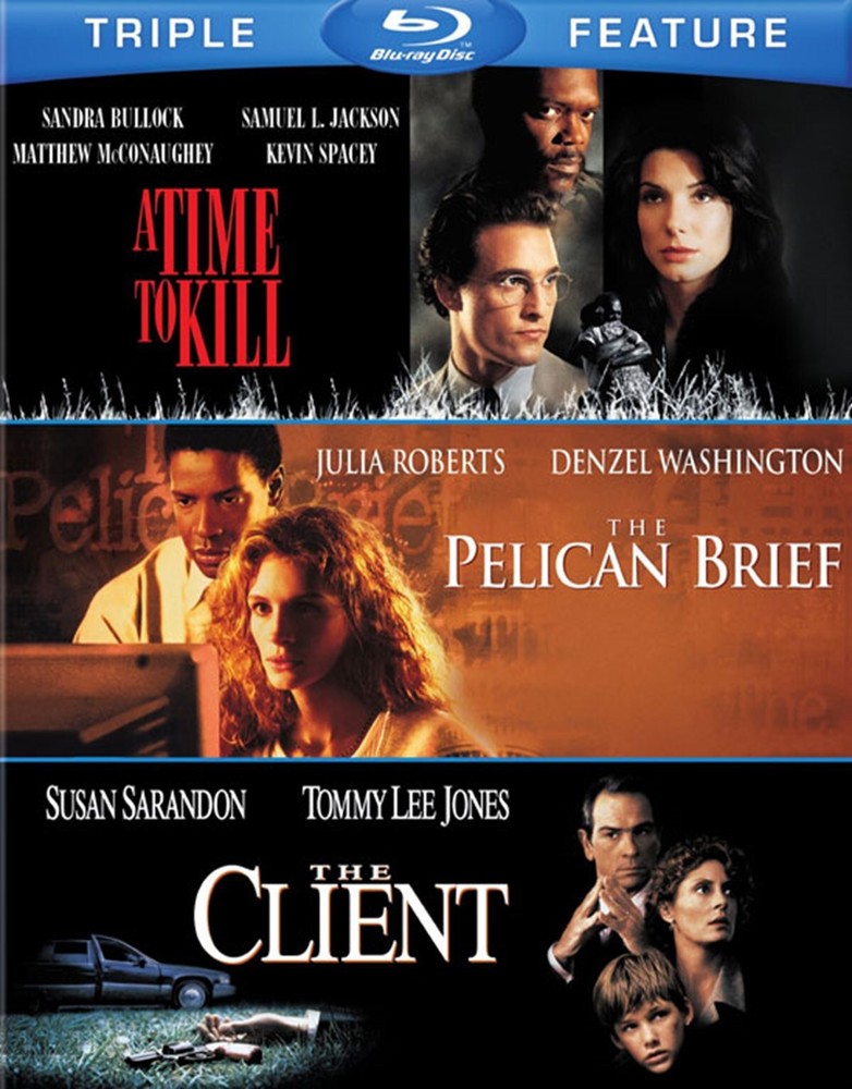 A Time to Kill / The Pelican Brief / The Client Blu-ray NEW