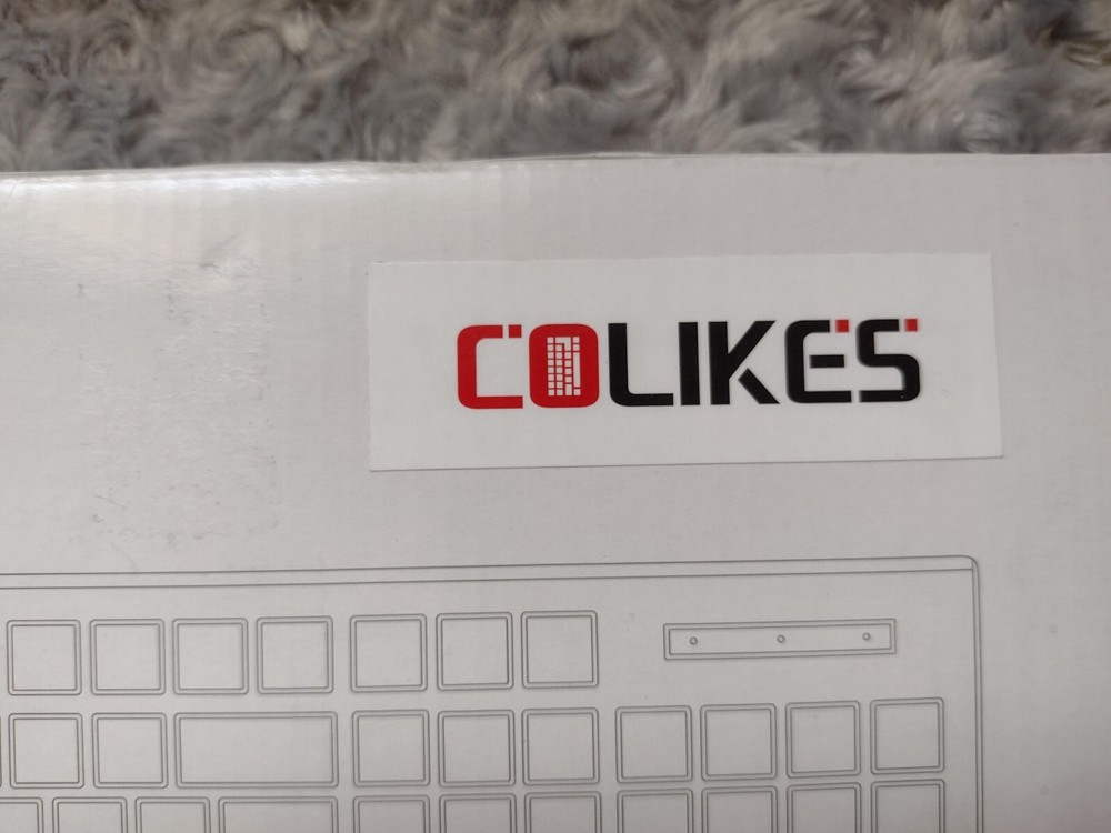 Colikes USB plug in keyboard model PC206A NEW Open Box Tested it works!