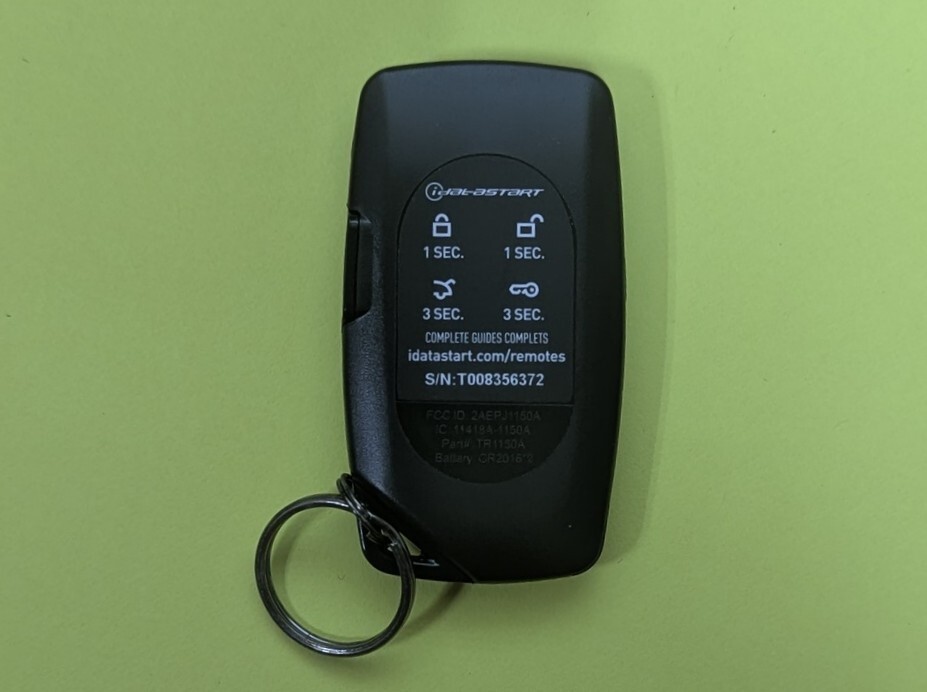 Idatastart Idatalink TR1150A 1-Way 5-Button Replacement Remote Control New