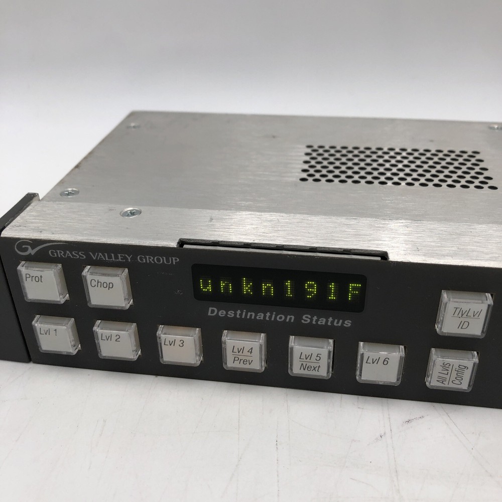 USED Grass Valley - Encore BPS Control Panel POWERS ON AS IS PARTS READ G