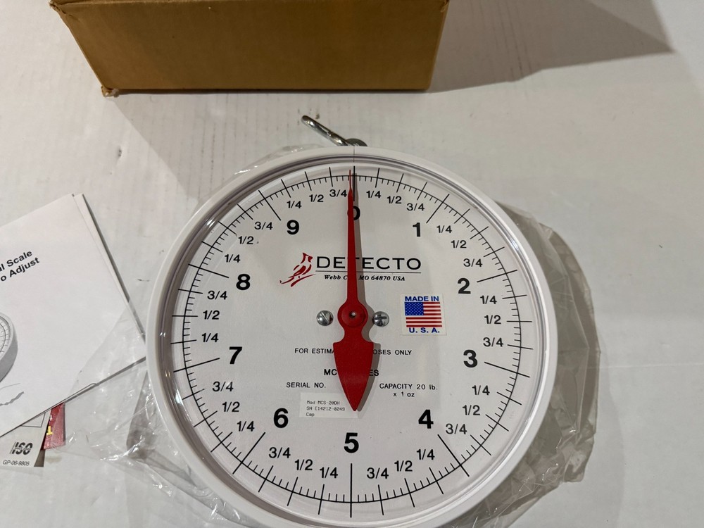 Cardinal Detecto MCS-20DH Dial Scale MCS