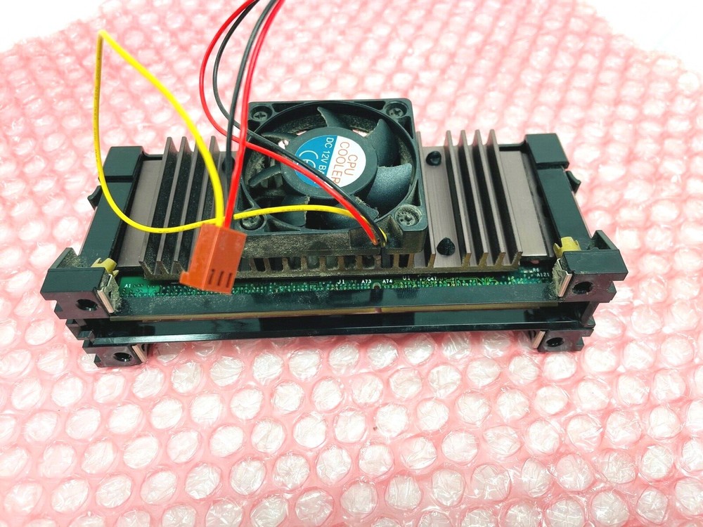 INTEL CELERON MMX PROCESSOR 266MHZ SL2SY WITH HEAT SYNC & COOLING FAN