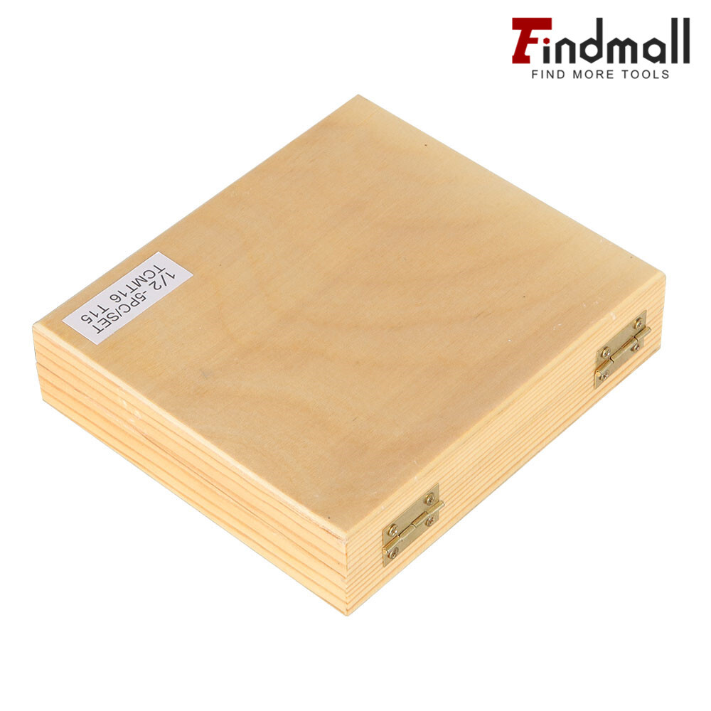 Findmall 5× Insert 1/2" Lathe Indexable Carbide Bits+Turning Tool Bit Holder Kit