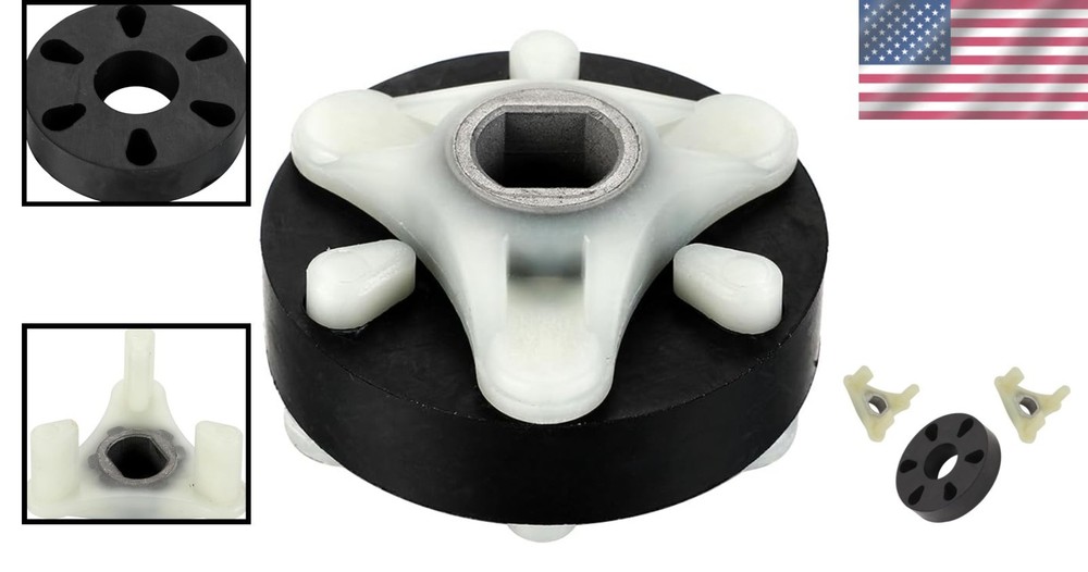 Easy Install Motor Coupling Kit Replacement - Fits Whirlpool, Maytag, Kenmore