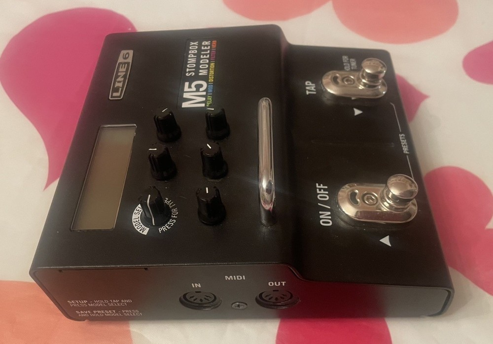 Line 6 M5 STOMPBOX MODELER Stereo Multi-Effects Guitar Effect Pedal