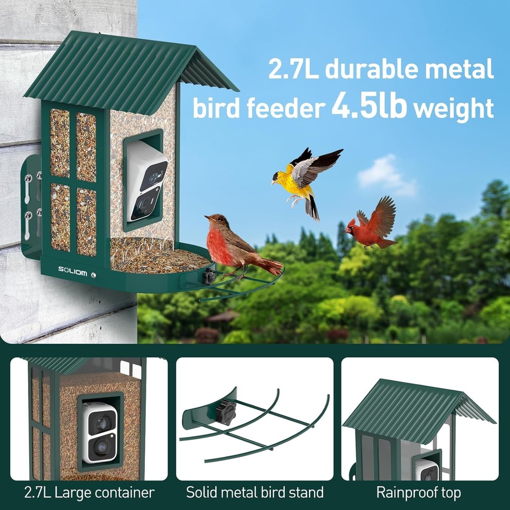SOLIOM Bird Camera
