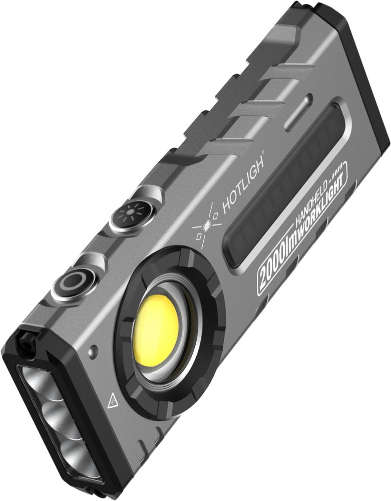 ZF8313 Rechargeable Flashlight, Magnetic EDC Flashlight Rechargeable, 2000 Lumen