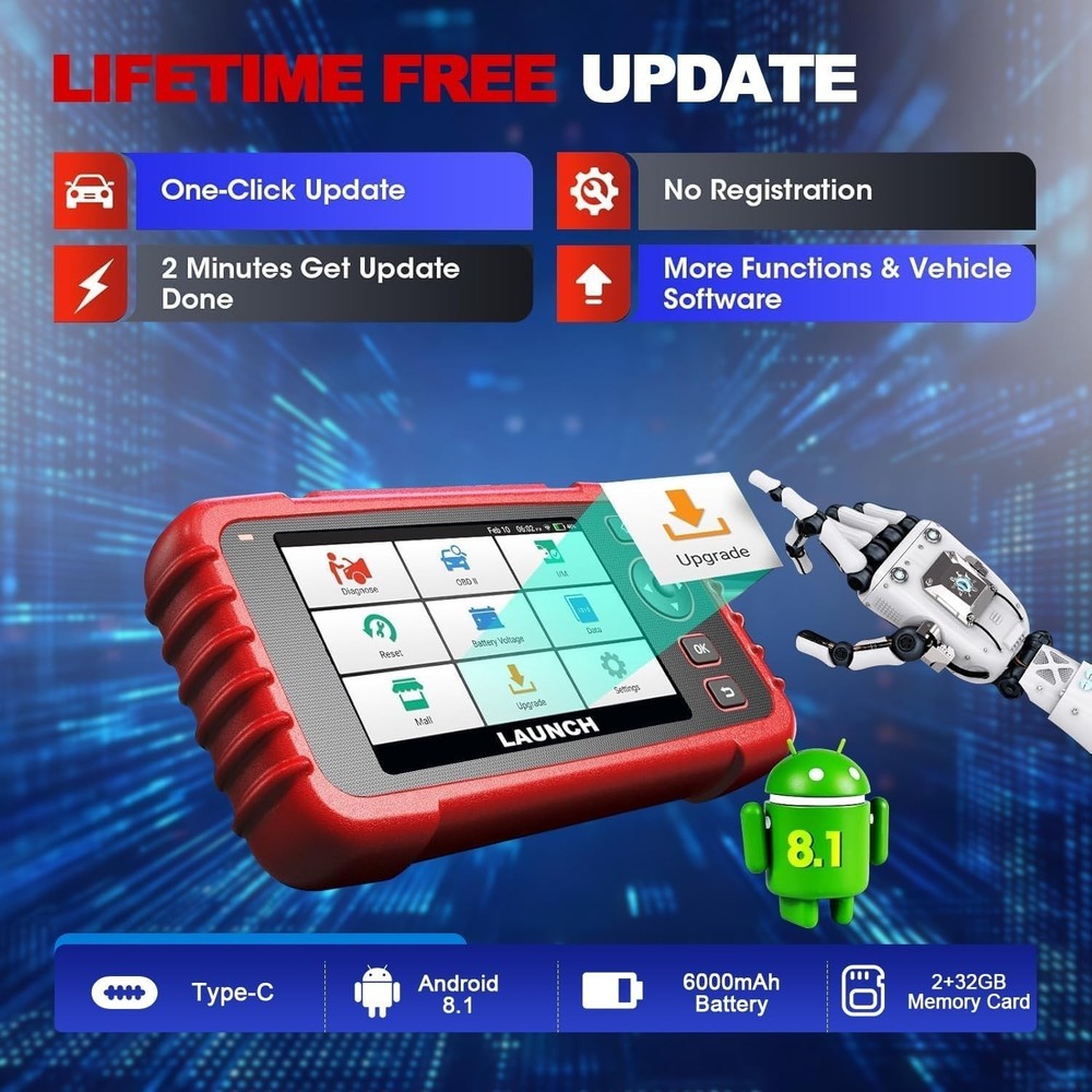 Launch CRP129I V3.0 Four System Bidirectional OBD2 Scanner Diagnostic Scan Tool^