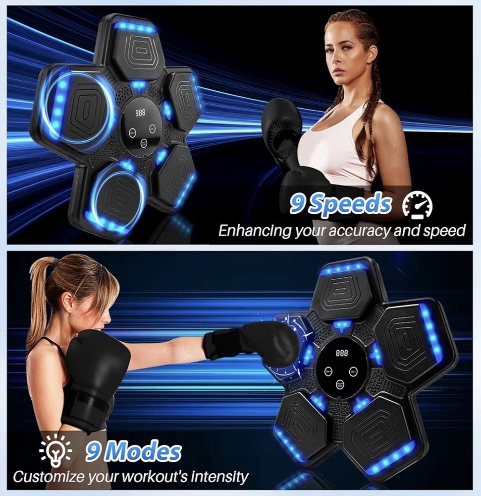 Smart Bluetooth Boxing Wall Pad 13.9 Inch LED Display Electronic Strike Target
